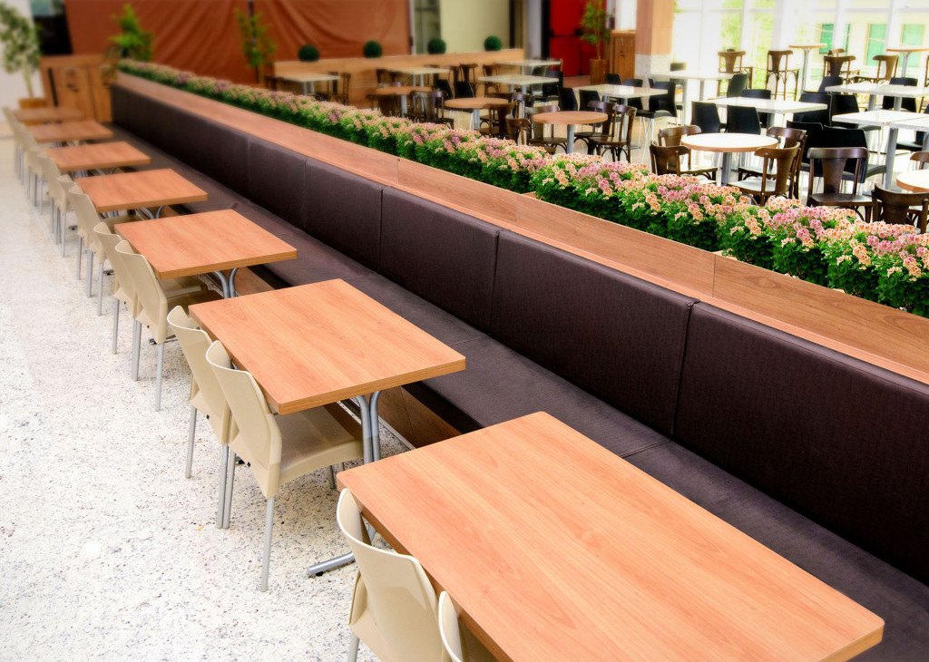 Móveis para praças de alimentação Móveis para praças de alimentação